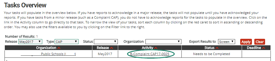 Task Overview
