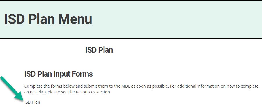ISD Plan link