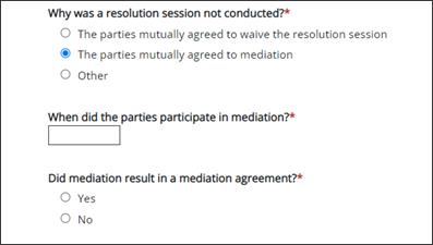 Mediation questions