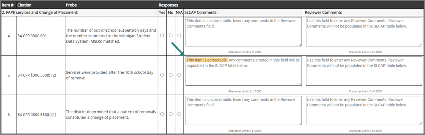 SRR fields shown with emphasis on item five.