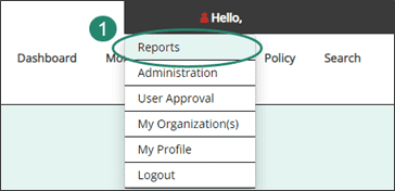 Reports admin