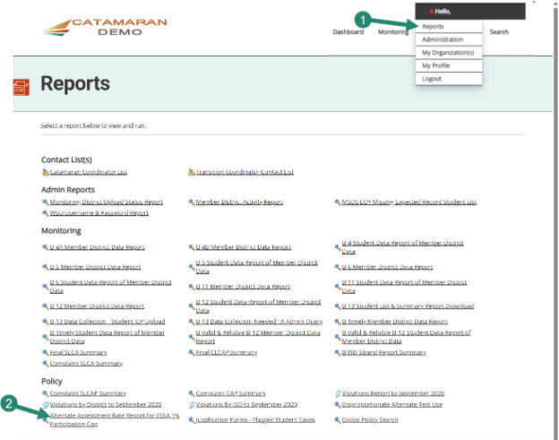 Steps to find ISD Summary Justification Form Report